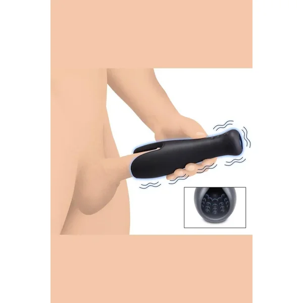 10X Vibrating Silicone Stroker
