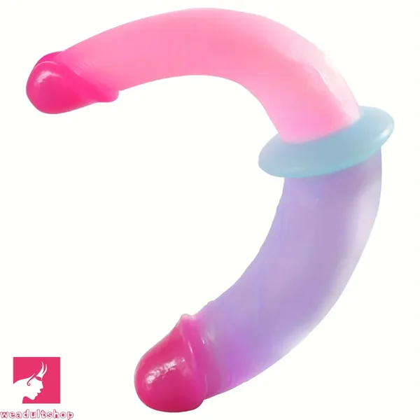 11.81in Double Ended Dildo Silicone Realistic G Spot Double Dong Sex Toy
