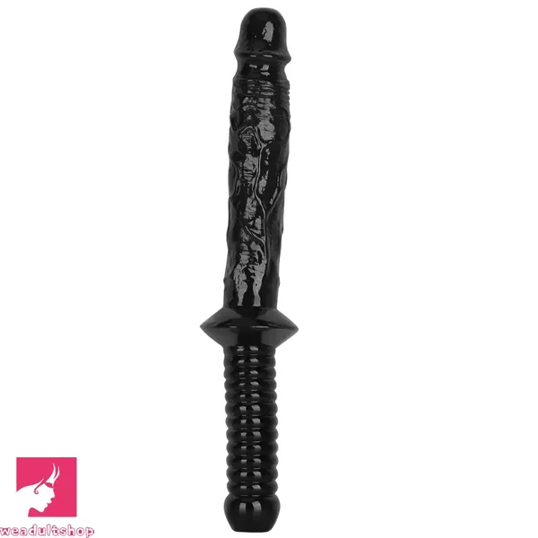 12.6in 15.15in Big PVC Sword Dildo With handle Anal Masturbator Sex