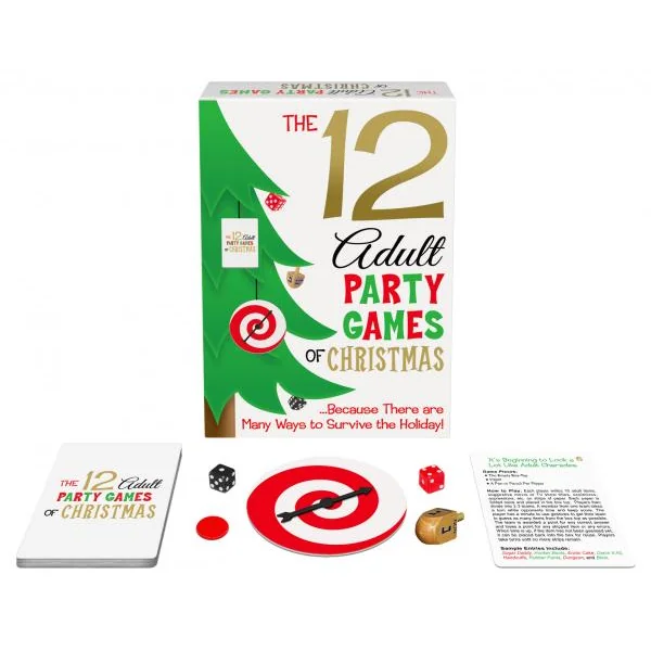 12 ADULT PARTY GAMES OF CHRISTMAS