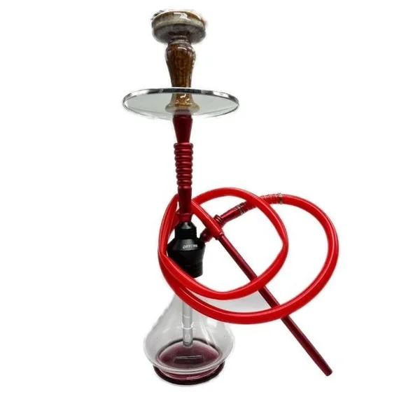 19in 1 Hose Hookah W/ Glass Tray