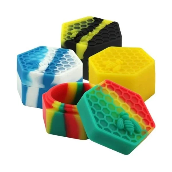 26ml Hexagon Honeybee Silicone Container