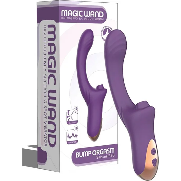 2 in 1 Suction Vibrator - Secwell - Magic Wand G-Spot and Clitoris