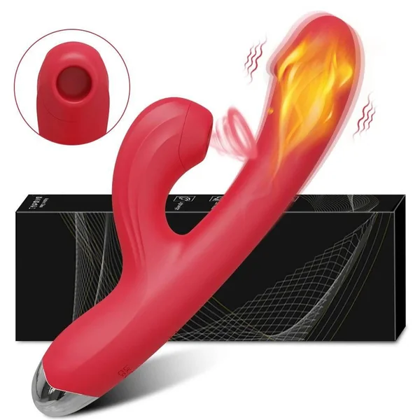 2-in-1 Clit Sucker Vibrator – G-Spot & Clitoral Vacuum Stimulator