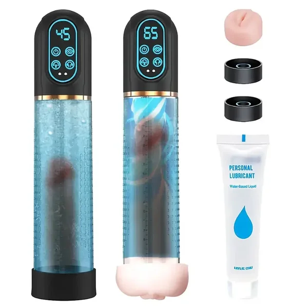 3in1 Electric Penis Vacuum Pump With 12 Training Modes Auto Stroker