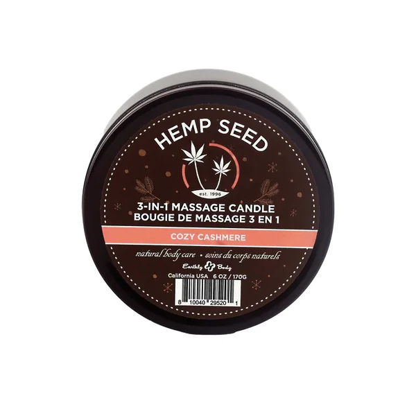 3-in-1 Massage Candle - 6 Oz. - Cozy Cashmere