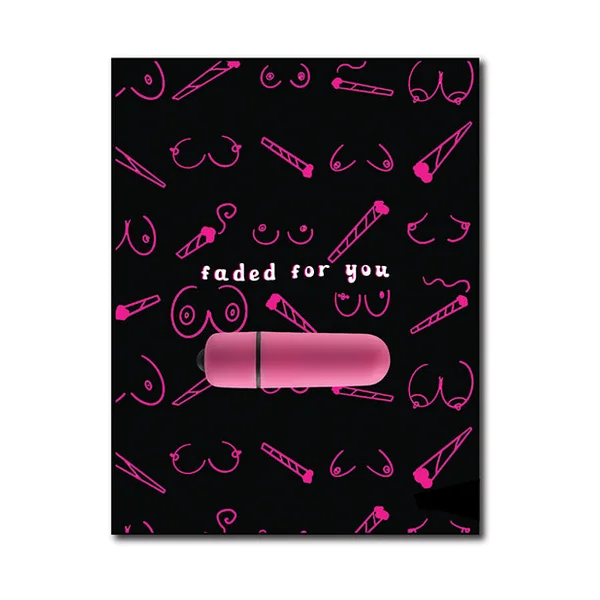 420 Foreplay Faded For You Greeting w/Rock Candy Vibrator & Fresh Vibes Towelettes