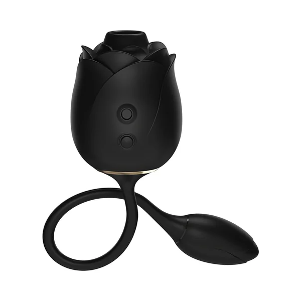 50 Shades Dark Blushing Rose Clitoral Suction Stimulator & Vibrating Egg