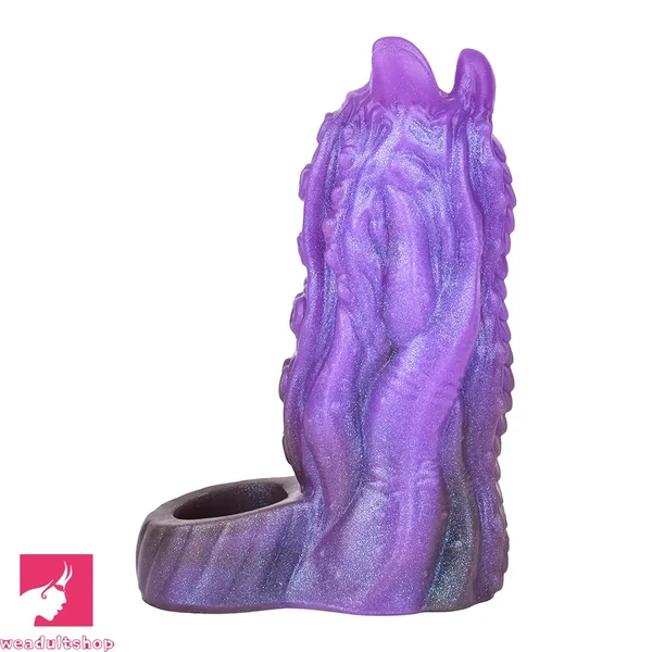 5.19in Dragon Tentacle Spiked Cock Creature Fantasy Hollow Dildo Sleeve