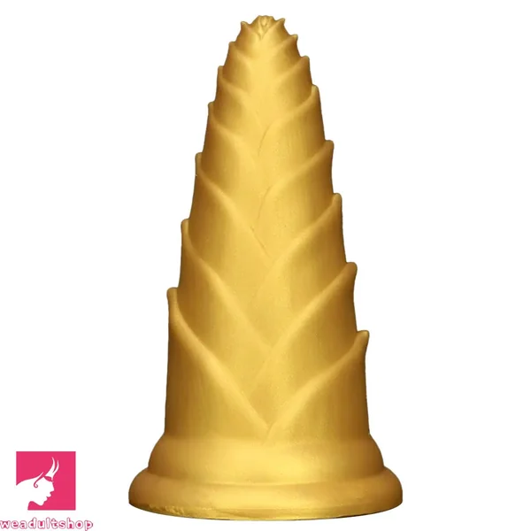 5.7in 7.08in 8.46in Bamboo Shoots Penis Anal Plug For Fisting Dildo Cock Toy