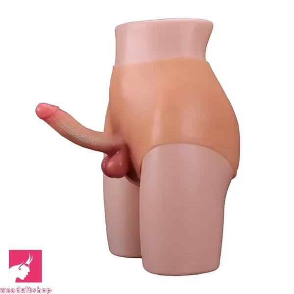 5.91in 6.69in Lesbian Strap On Dildo Soft Hollow Clit Dildo Wearable Panty