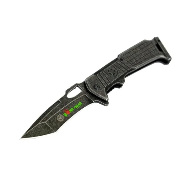 5″ Folding Knife Zombie Handle Knife