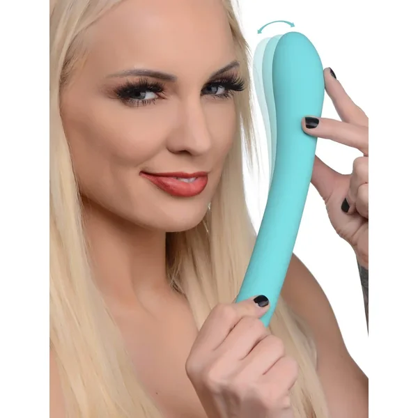 5 Star 9X Come-Hither G-Spot Silicone Vibrator – Teal
