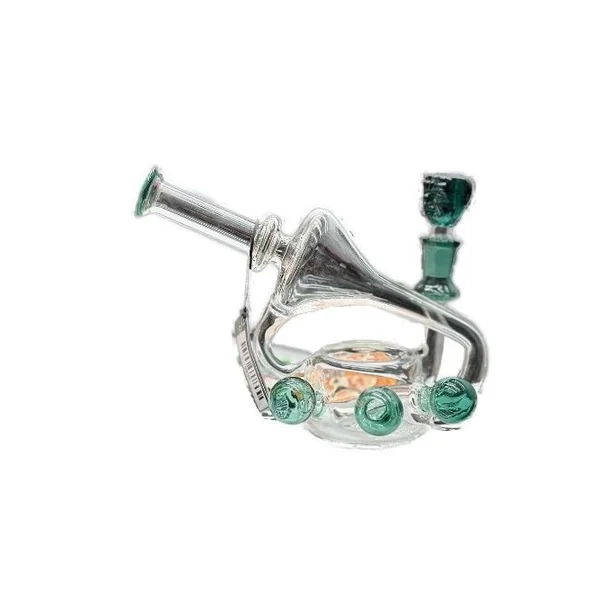 5in Turbine Sitting Waterpipe 3 Bulbs