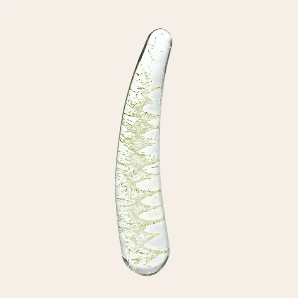6.7 Inch Glow in the Dark Glass Dildo