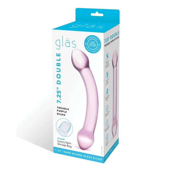 7.25″ Double Trouble Purple Dildo*