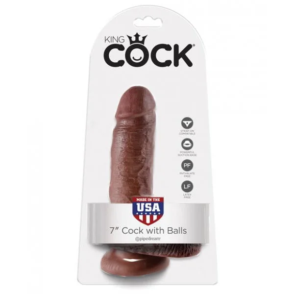 7 Inch King Cock With Balls