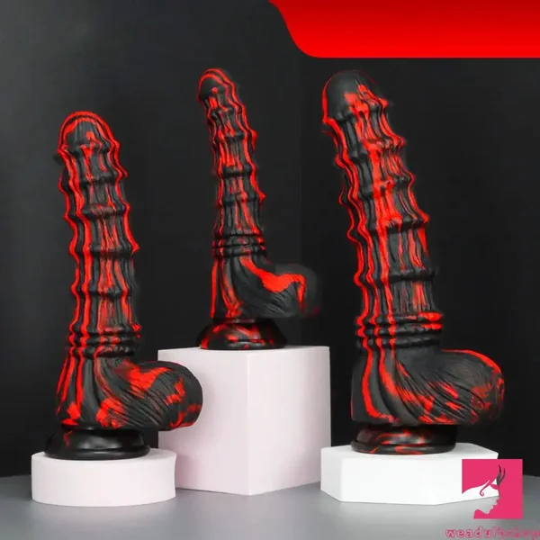 8.27in 9.45in 10.83in Silicone Soft Big Animal Horse Odd Cock Dildo