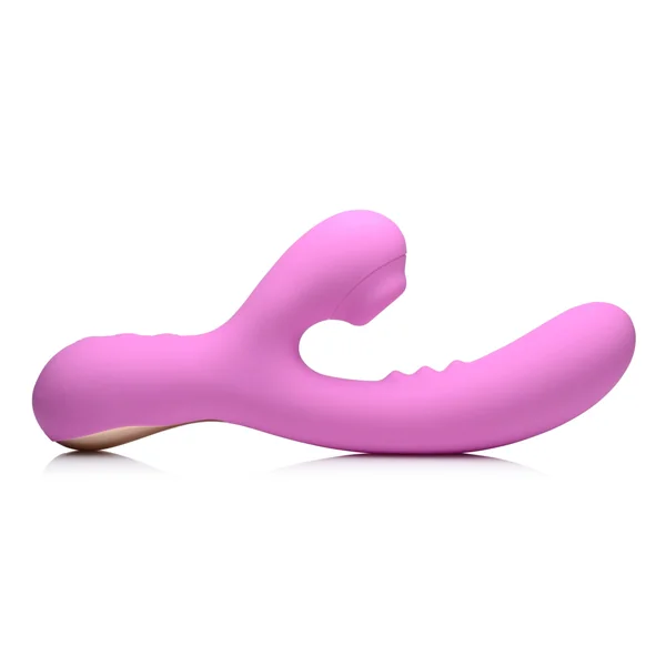 8x Silicone Suction Rabbit - Pink