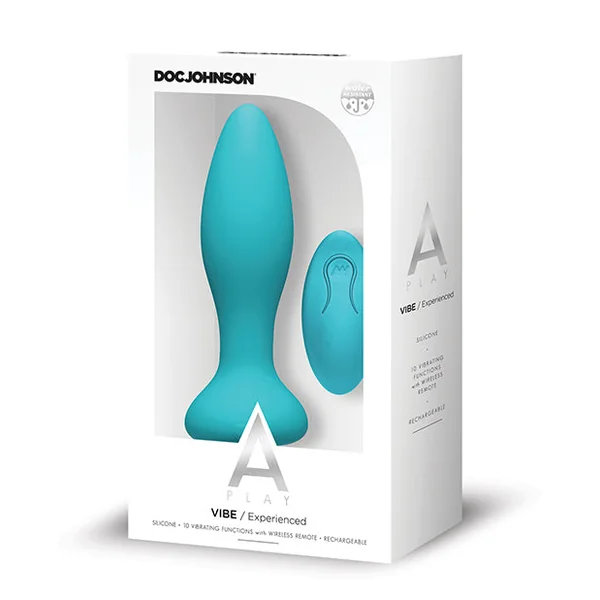 A Play Rechargeable Silicone Experienced Anal Plug W/remote