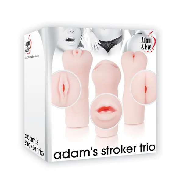 Adam & Eve Adam's Stroker Trio - Flesh
