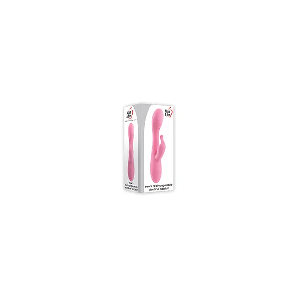 Adam & Eve Eve's Rechargeable Slimline Rabbit - Pink