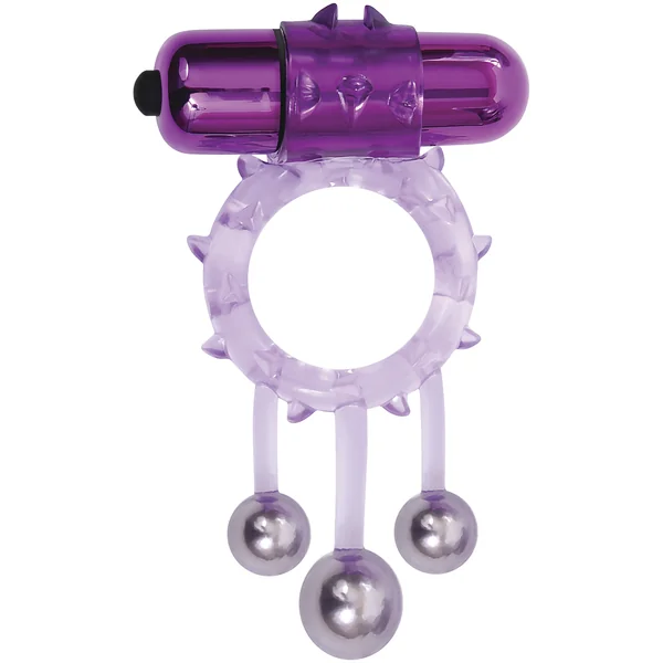 ADAM & EVE TRIPLE BALL BANGIN’ VIBRATING RING