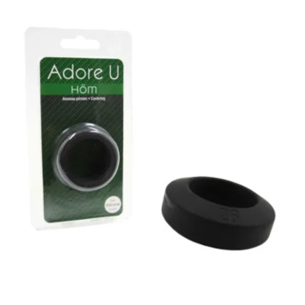ADORE U HOM C RING 2.6CM – BLACK