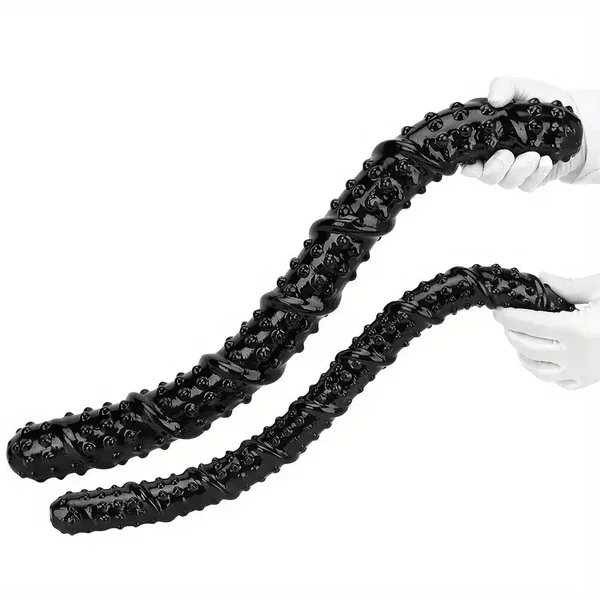 Adult Soft Silicone Wolf Fangs Dildo Butt Plug For Male/Female BDSM Toy