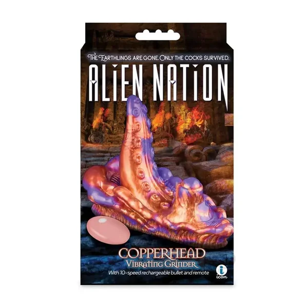 Alien Nation Copperhead Grinder with Remote – Copper/Purple