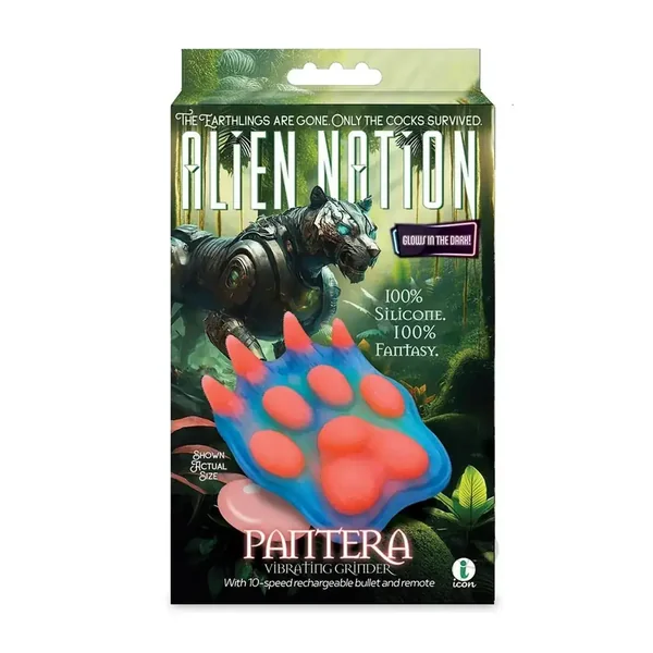 Alien Nation Pantera Clitoral Vibrator with Remote – Blue/Orange