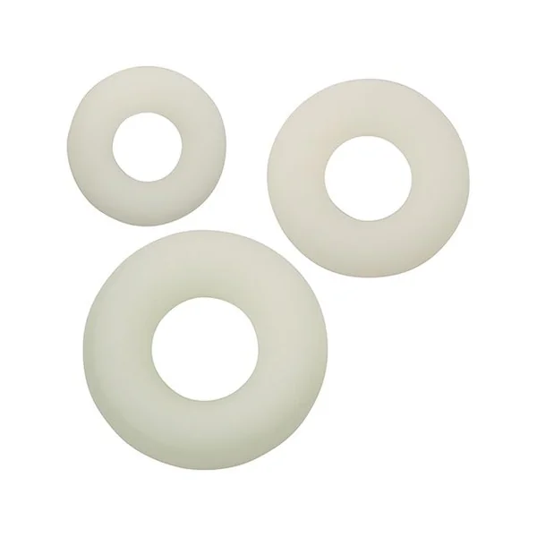 Alpha Liquid Silicone Glow in the Dark Cock Ring