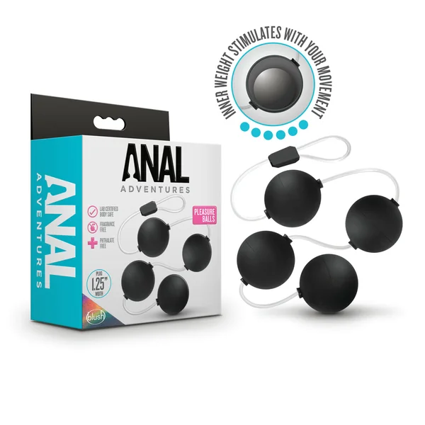 ANAL ADVENTURES PLEASURE BALLS BLACK