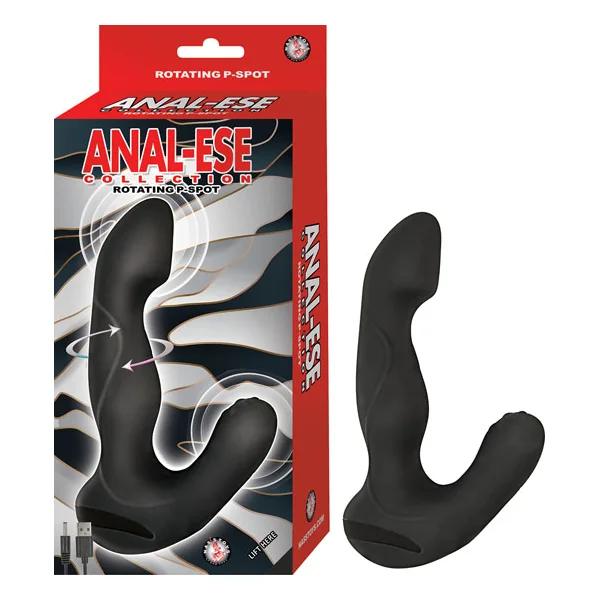 ANAL ESE COLLECTION ROTATING P SPOT VIBE BLACK