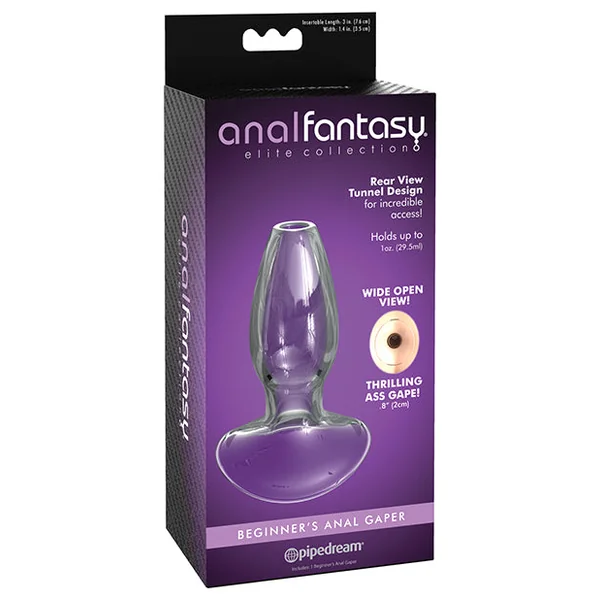 Anal Fantasy Ellite Anal Glass Gaper - Clear