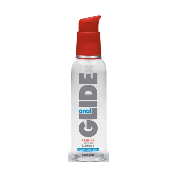 Anal Glide Silicone Lubricant 2 Oz Pump Bottle