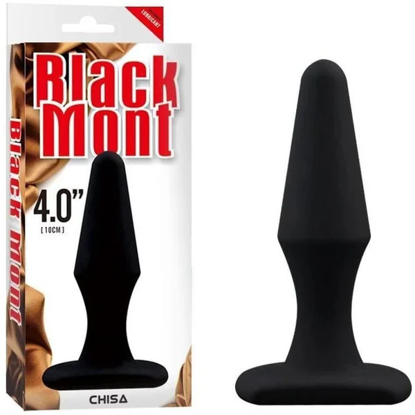 Anal Plug - Black Mont - Medium Silicone Plug