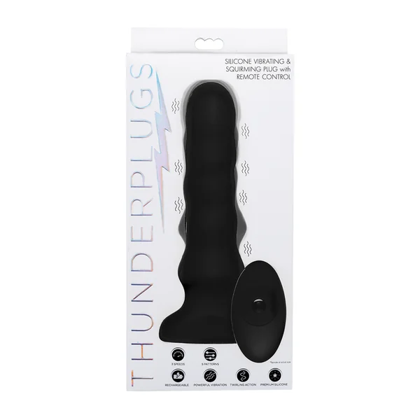 Anal - Thunder Plugs - Silicone Vibrating & Squirming