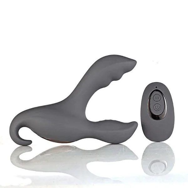 Apollo Grey Remote Control Rechargeable Prostate Massager