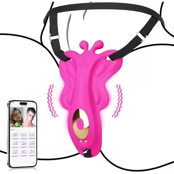 App-Controlled Butterfly Wearable Panty Vibrator
