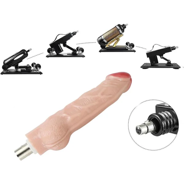 Assorted Attachments for 3 XLR Sex Machines