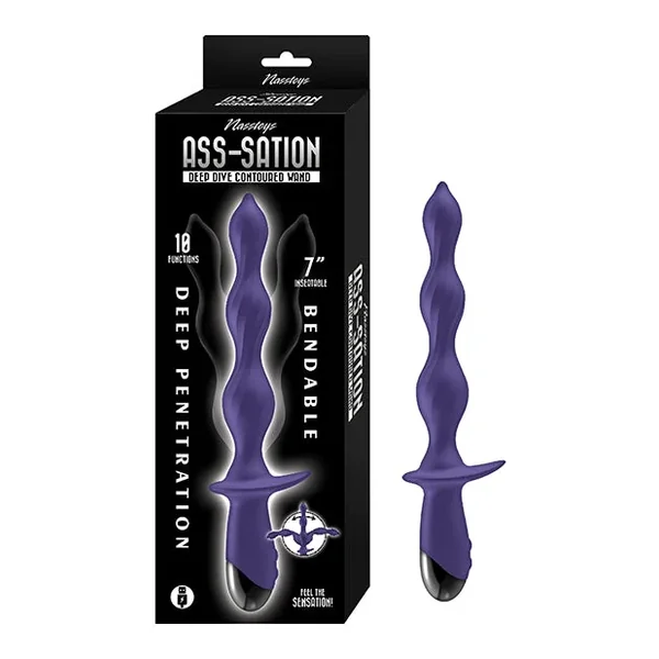 Ass-Station Deep Dive Contoured Wand – Purple