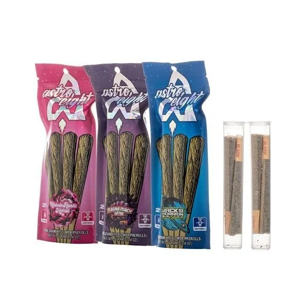 Astro Eight 4ct 1g HTE Pre Rolls Mars OG Indica