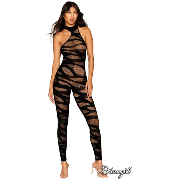 Asymmetric Slash Bodystocking by Dreamgirl