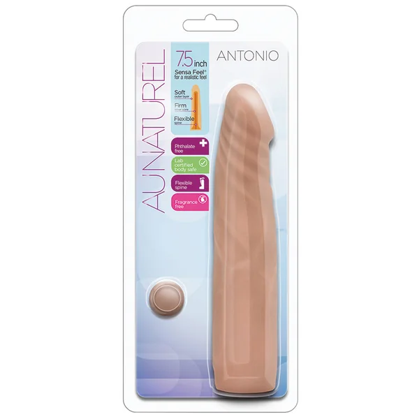 Au Naturel Antonio Realistic Latin 7-Inch Long Dildo