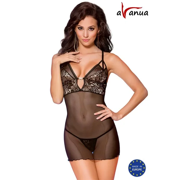 Aurora Chemise Black XXL/XXXL