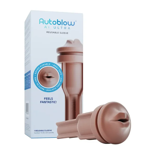 Autoblow AI Ultra Mouth Sleeve – Brown