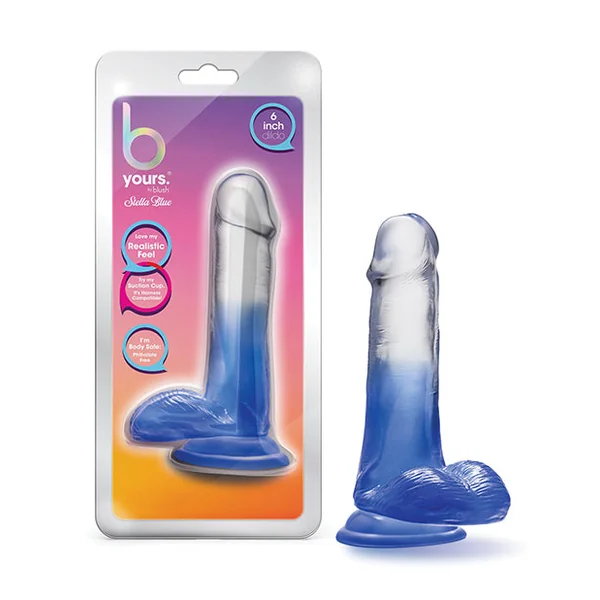 B Yours 6 Inch Stella Blue Dildo