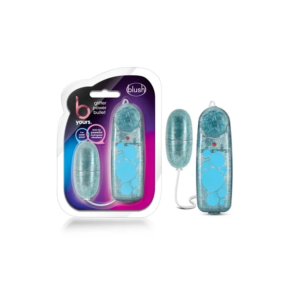 B Yours – Glitter Power Bullet – Blue