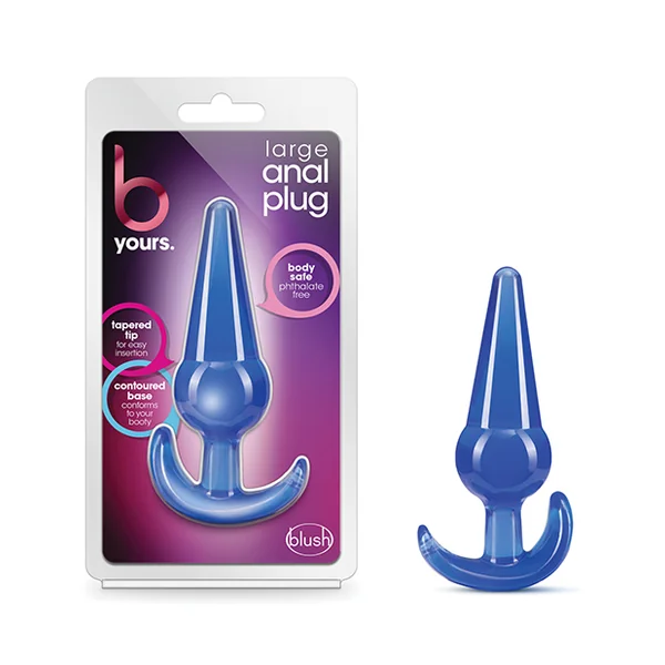 B YOURS LARGE ANAL PLUG BLUE